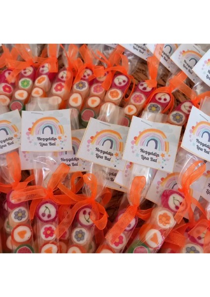 Renkli Doğum Günü, Düğün, Nişan Şekeri 10 Adet