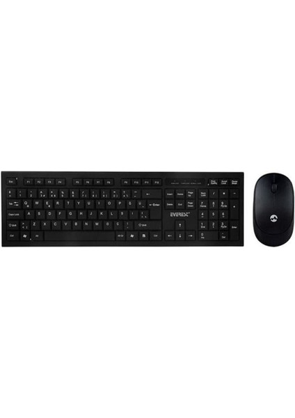 XML Dünyası Everest KM-6121 Kablosuz Klavye Mouse Set