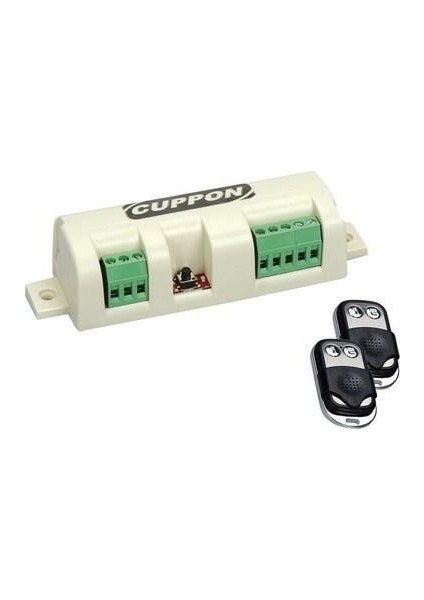 Garaj & Kepenk & Panjur Alıcı Kumanda Sistemi 220 Volt 2 Kumandalı Cuppon Sn-32