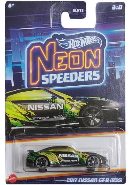 Neon Speeders 3:8 Black 2017 Nissan Gt-R (R35)