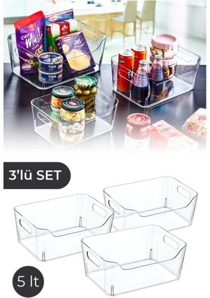 3lü Clear Organizer 5 Lt