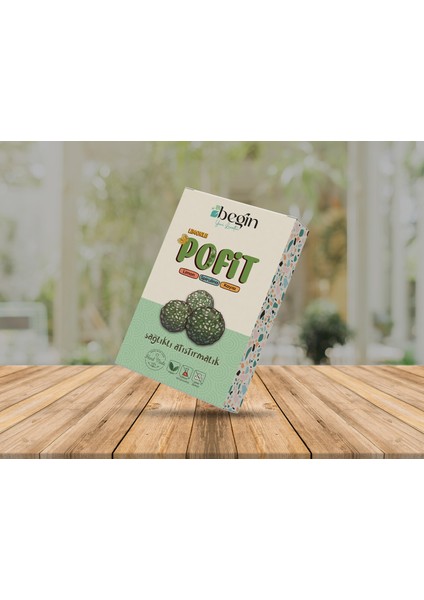 Pofit Kayısı Spirulina ve Limonlu Meyve Topu - 4 Adet x 84GR