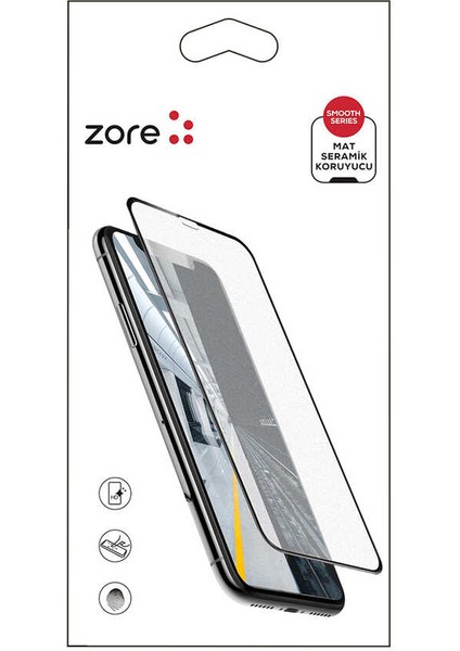 iPhone 15 Plus Zore Mat Seramik Ekran Koruyucu