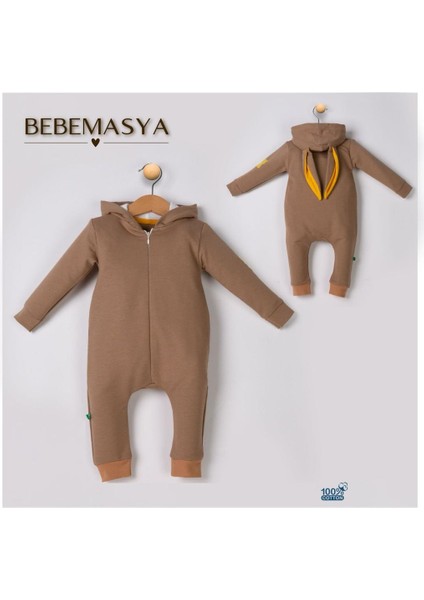 Tavşan Figürlü Kapüşonlu,önü Fermuarlı Tulum fiyatları