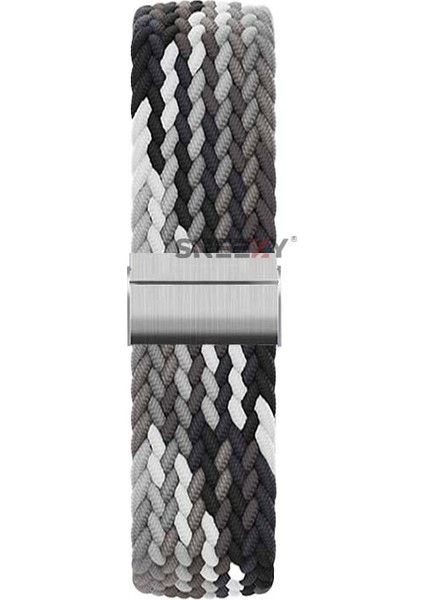 Samsung Gear S3 Frontier R760 - S3 Classic R770 22MM Uyumlu Metal Klips Solo Fiberlink Örgü Kordon fiyatları