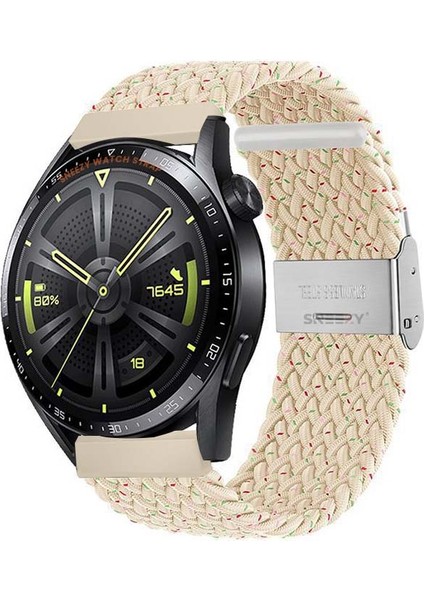 Xiaomi Watch S1 -S1 Active -Mi Watch -Watch Color 22MM Uyumlu Metal Klips Solo Fiberlink Örgü Kordon