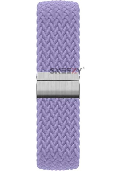 Samsung Gear S3 Frontier R760 - S3 Classic R770 22MM Uyumlu Metal Klips Solo Fiberlink Örgü Kordon fiyatları