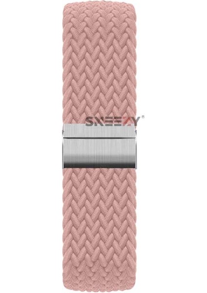 Samsung Gear S3 Frontier R760 - S3 Classic R770 22MM Uyumlu Metal Klips Solo Fiberlink Örgü Kordon fiyatları