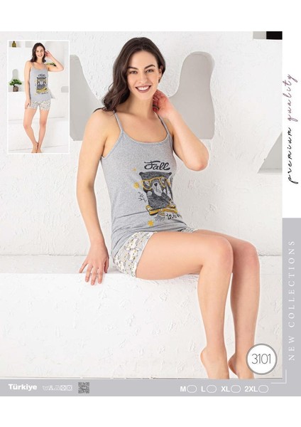 Inci Kadın Ip Askı Şortlu Takım