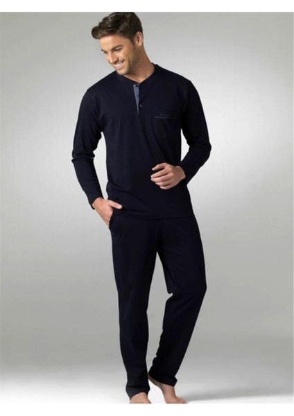 5'li Penye Röpdoşambr Şortlu ve Klasik Damatlık Pijama Seti