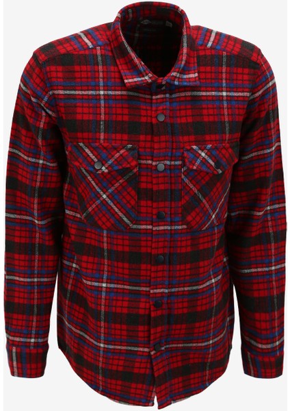 Regular Fit Kırmızı Erkek Gömlek 241 Lcm 241049 Merlın Kırmızı-Lacı