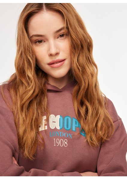 Kapüşon Yaka Gül Kurusu Kadın Sweatshırt 241 Lcf 241008 Zaye Gul Kurusu fırsatları