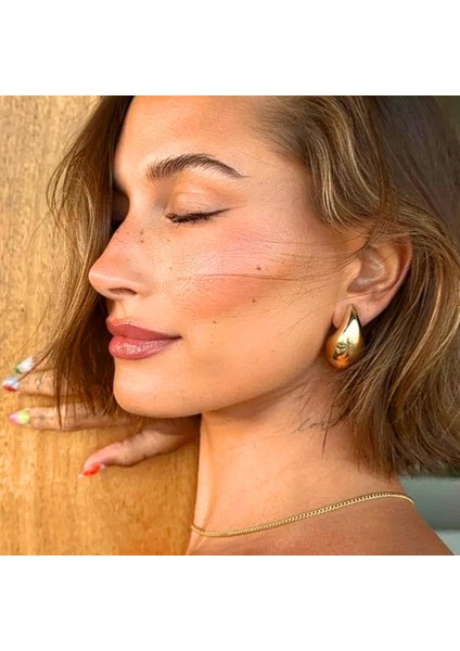 Shop Göz Yaşı Bottega Küpe Çelik Kadın Damla Küpe modelleri