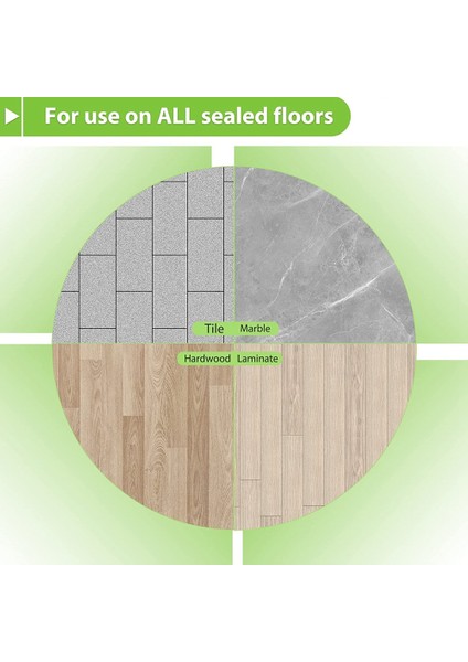 Vacmop Tek Kullanımlık Sert Zemin Süpürgesi ve Mop Pad Yedekleri ile Uyumlu (Yurt Dışından)