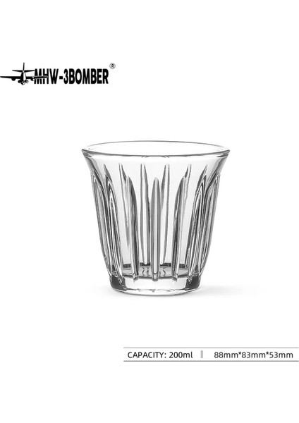 1 Adet Temizle 200 ml Mhw-3bomber 200 ml Cam Kahve Fincanları Kolsuz Narin Sanat Espresso Kupalar Cappuccino Latte Şarap Bardakları Ev Aksesuarları (Yurt Dışından) fiyatları