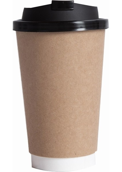 8oz 100 Adet/paket 4/8/12OZ Tek Kullanımlık Kahve Fincanı Kraft Kağıt Bardak Çift Katmanlı Kağıt Bardak Sıcak Içecek Bardağı Özelleştirme Kabul (Yurt Dışından)