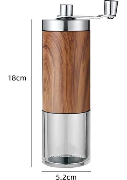 Kahverengi 2023 Yeni Manuel Kahve Değirmeni Paslanmaz Çelik Profesyonel Ayarlanabilir Mutfak Aracı Taşınabilir Kahve Çekirdeği El Krank Araçları (Yurt Dışından) fiyatları