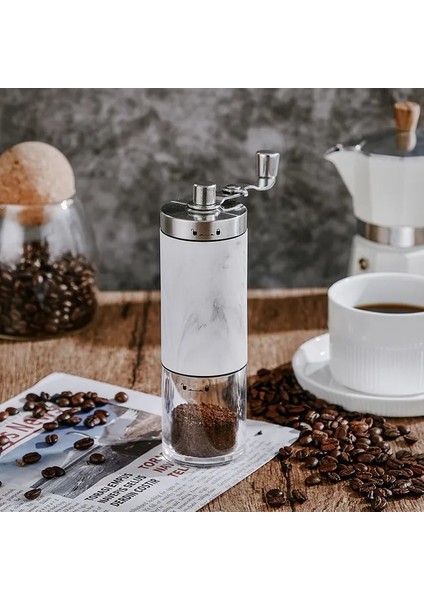 B Taşınabilir Manuel Kahve Değirmeni El Kahve Değirmeni Seramik Çapaklar ile Ayarlanabilir Ayarlar Taşınabilir El Krank Araçları (Yurt Dışından)