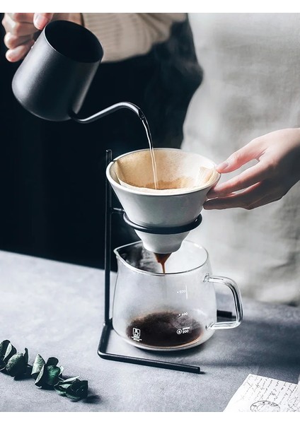 Braket A Kahve Seti Üzerine Dökün Seramik Kahve Filtresi 02 V60 Braket Seramik Filtreler Damlatıcı Standı Süzücü Dükkanı Fincan Paylaşım Potu (Yurt Dışından) indirimleri