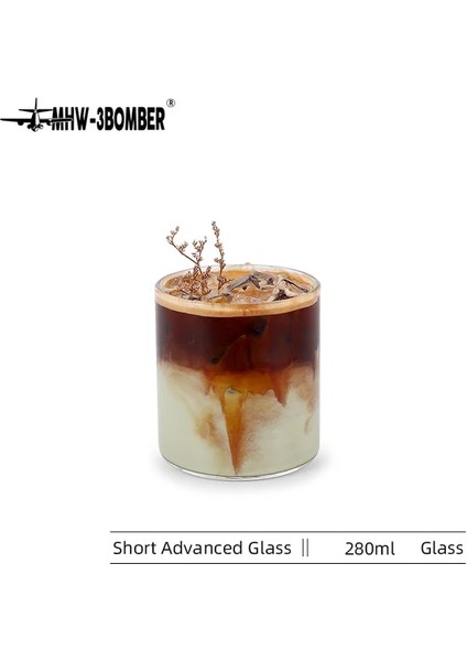 260 ml Kısa Mhw-3bomber Buzlu Kahve Fincanları Moda Ins Tarzı Espresso Cam Kupalar Uzun Içme Bardakları Ev Mutfak Su Bardakları Bulaşık Makinesinde Yıkanabilir (Yurt Dışından) fiyatları