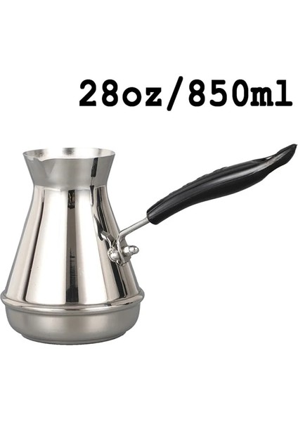850ML Türk Cezvesi, Yunan Cezvesi, Sıcak Çikolata, Cezve, Süt Isıtıcı, Tereyağı ve Çikolata Eritme Kazanı, Süzgeç (Yurt Dışından)
