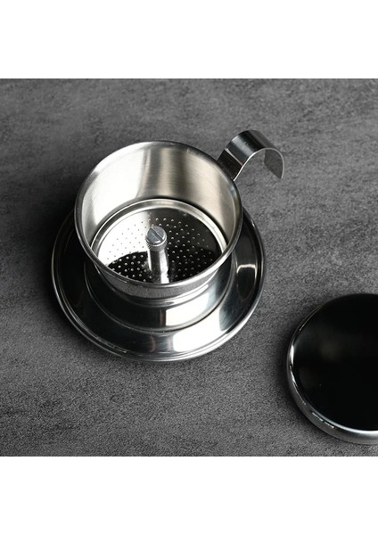 Altın Paslanmaz Çelik Vietnamca Filtre Kahve Filtreli Fincan Taşınabilir Geleneksel Vietnam Kahve Makinesi Kahve Demleme Aracı Ofis Ev Için (Yurt Dışından) fırsatları