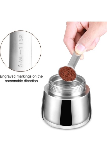 4CUPS-200ML-A 600ML Büyük Kapasiteli Paslanmaz Çelik 304 Moka Pot Kahve Makinesi Soba Üstü Espresso Makinesi Mixpresso Kahve 2-12CUP (Yurt Dışından)