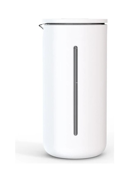 Beyaz 450 ml Taşınabilir Cezve Pot Küçük U Fransız Basın Kahve Ince Versiyon Makinesi Mutfak Ev Seyahat Ofis Kahve Kupa Pot (Yurt Dışından)