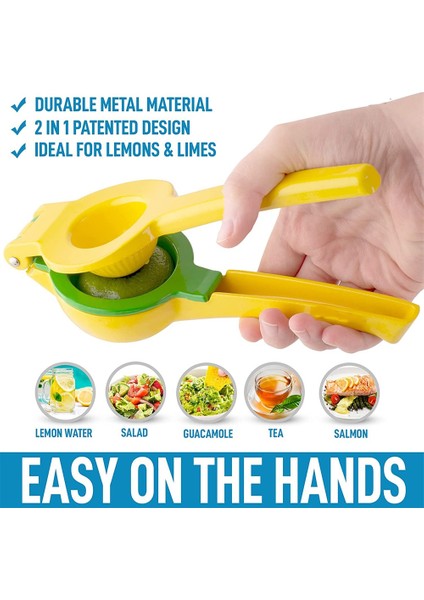 Sarı Yeşil Metal Limon Sıkacağı Hend Held Sıkacağı Çift Kase Limon Kireç Sıkacağı Manuel Portakal Narenciye Sıkacağı Sıkmak Mutfak Aletleri (Yurt Dışından) fiyatları