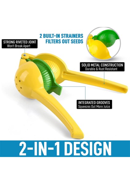 Sarı Yeşil Metal Limon Sıkacağı Hend Held Sıkacağı Çift Kase Limon Kireç Sıkacağı Manuel Portakal Narenciye Sıkacağı Sıkmak Mutfak Aletleri (Yurt Dışından) modelleri