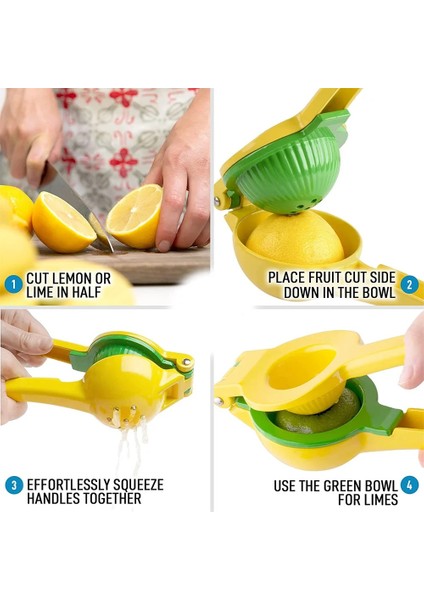 Sarı Yeşil Metal Limon Sıkacağı Hend Held Sıkacağı Çift Kase Limon Kireç Sıkacağı Manuel Portakal Narenciye Sıkacağı Sıkmak Mutfak Aletleri (Yurt Dışından) indirimleri