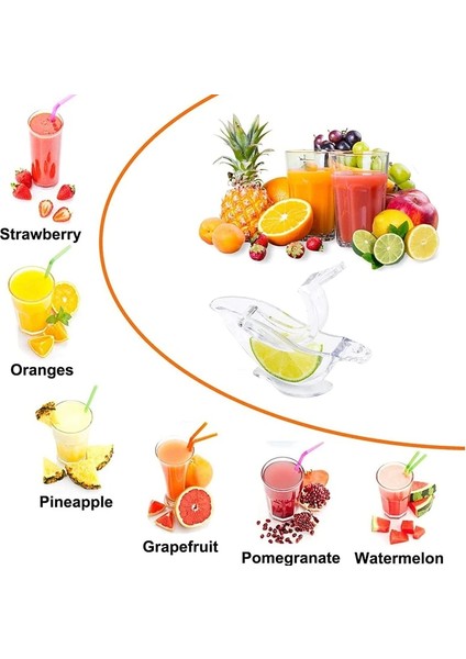 2 Adet 1 Adet Manuel Meyve Suyu Akrilik Limon Klipsi El Basıncı Şeffaf Sıkacağı Nar Limon Portakal Sıkacağı Ev Mutfak Aletleri (Yurt Dışından) fırsatları