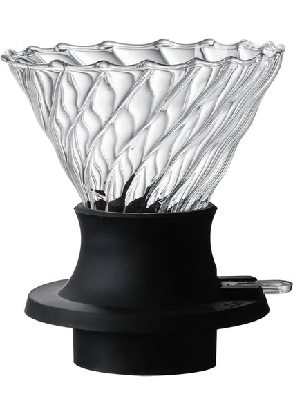 Orange V60 Kahve Seti Cam Cezve Kahve Filtreli Fincan Kahve Filtre Kağıdı Kalınlaşmış Cam Filtre Cezve Cam (Yurt Dışından)