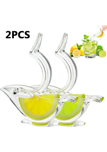 2 Adet Manuel Limon Sıkacağı Akrilik Dilim Sıkacağı Taşınabilir Şeffaf Meyve Portakal Kireç Nar Elegance Kuş Şekli Için Önler (Yurt Dışından) fiyatları