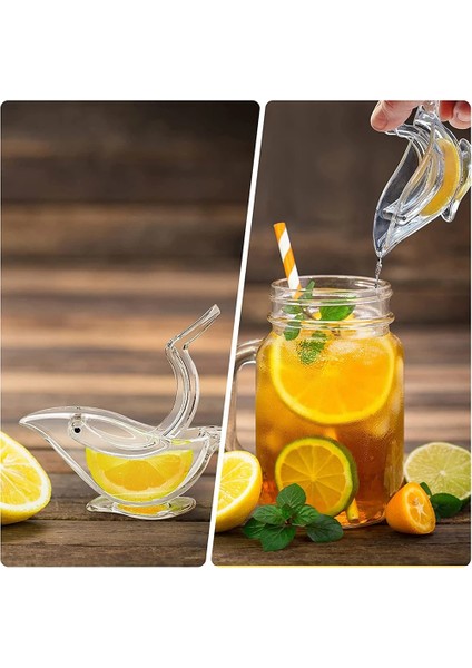 2 Adet Manuel Limon Sıkacağı Akrilik Dilim Sıkacağı Taşınabilir Şeffaf Meyve Portakal Kireç Nar Elegance Kuş Şekli Için Önler (Yurt Dışından) fırsatları