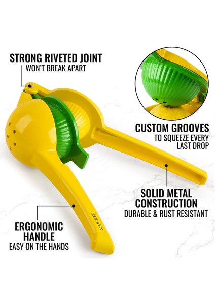 2-In-1 Limon Sıkma Taze Meyve Suyu Baskı Meyve Sıkacağı Portakal Narenciye Kireç Limon Sıkacağı El Basın Sıkacağı Metal Taşınabilir Manuel Meyve Sıkacağı 01 (Yurt Dışından) modelleri