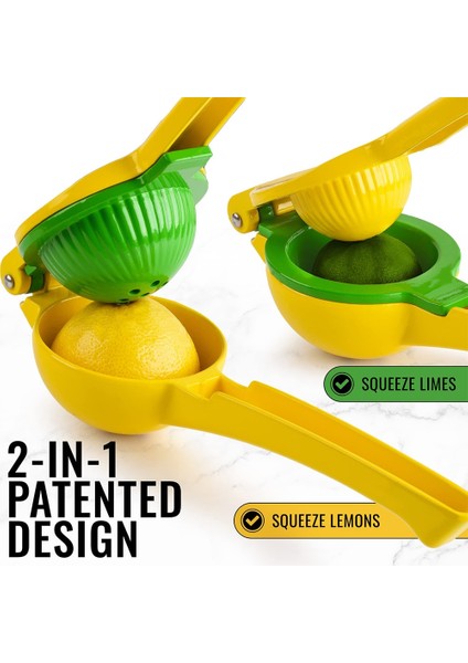 2-In-1 Limon Sıkma Taze Meyve Suyu Baskı Meyve Sıkacağı Portakal Narenciye Kireç Limon Sıkacağı El Basın Sıkacağı Metal Taşınabilir Manuel Meyve Sıkacağı 01 (Yurt Dışından) indirimleri