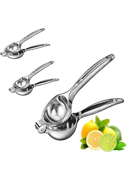3 Adet Paslanmaz Çelik Limon Sıkacağı El Manuel Sıkacağı Kireç Limon Portakal Meyve Sıkacağı Limon Basın Narenciye Sıkacağı Mutfak Gereçleri (Yurt Dışından)