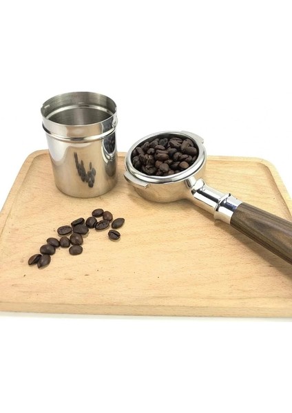 Gümüş 51MM Kahve Dozu Fincan Espresso Makinesi Için Dayanıklı Paslanmaz Çelik Kahve Dozu Fincan Kahve Seti Aksesuarları (Yurt Dışından)