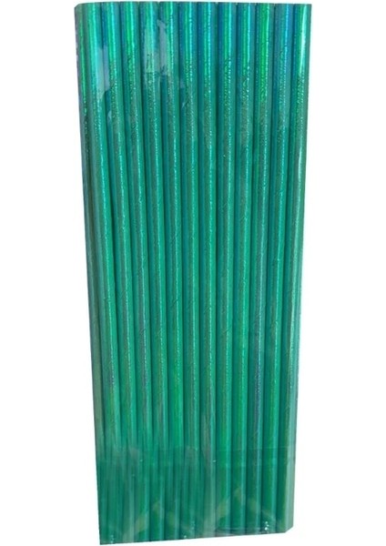 Açık Mavi Sedefli - Bronzlaştırıcı Kağıt Pipet Pembe Yeşil Degrade - Film Pipet (Yurt Dışından) indirimleri