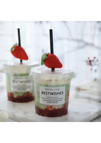 500ML Kapaklı Bardak-A 50 Adet 50/set Net Kırmızı Tek Kullanımlık 98 Kalibre Pet Soğuk Içecek Bardağı 360ML/500ML Buz Kahve Fincanı Kabarcık Çay Bardağı Dondurma Tatlı Kapaklı Bardak (Yurt Dışından) fırsatları