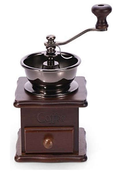 Koyu Kahverengi Sıcak Manuel Kahve Değirmeni, El Kahve Çekirdekleri Taşlama Makinesi, El Kahve Çapak Değirmeni, Manuel Fasulye Öğütücü (Yurt Dışından)