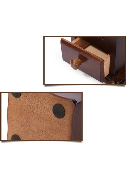 Koyu Kahverengi Sıcak Manuel Kahve Değirmeni, El Kahve Çekirdekleri Taşlama Makinesi, El Kahve Çapak Değirmeni, Manuel Fasulye Öğütücü (Yurt Dışından) modelleri