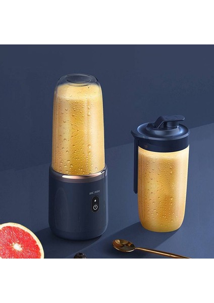 F 6 Bıçaklı Taşınabilir Meyve Sıkacağı Bardağı Meyve Otomatik Elektrikli Smoothie Blenderı 400 ml Limon Portakal Buz Crushcup Mutfak Robotu Sıkacağı (Yurt Dışından) modelleri