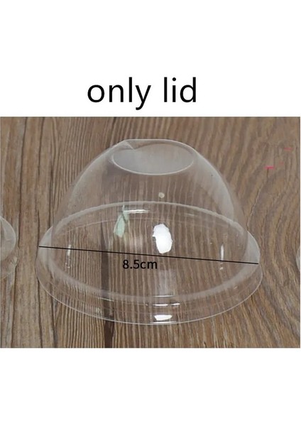 Sadece Lid5 7CM50PCS 50 Adet Tek Kullanımlık Kağıt Bardaklar Doğum Günü Partisi Şekeri Tatlı Kapaklı Bardak Yüksek Kaliteli Karikatür Dondurma Kase 200 ml Küçük Yuvarlak Bardak (Yurt Dışından)