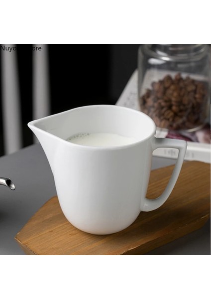 1 Adet Keskin Burunlu Seramik 450ML Süt Tankı Süt Çekme Çiçekli Fincan Süt Kupası Ev Kişilik Beyaz Süt Sürahisi Kahve Aksesuarları (Yurt Dışından) indirimleri