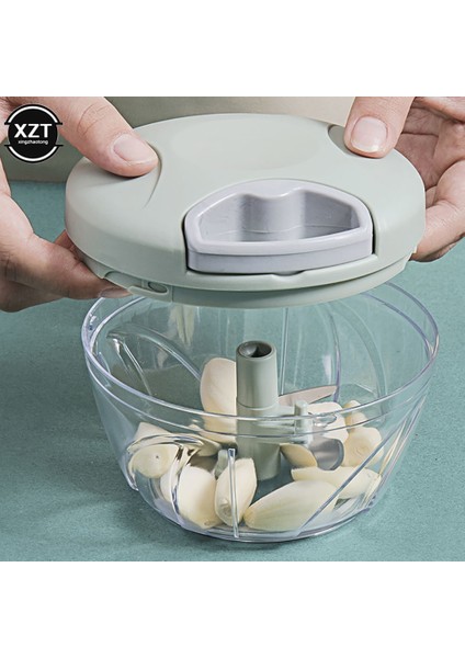 500ML 1 Adet Ev Manuel Kıyma Makinesi Çok Fonksiyonlu El Çekilmiş Meyve Sıkacağı Blender 5 Bıçaklı Mutfak Robotları Et Kıyma Mutfak Gereçleri (Yurt Dışından) indirimleri
