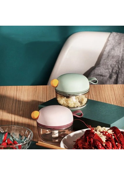 A-Yeşil Sevimli Kuş Sarımsak Kıyıcı Manuel Döndürme Meyve Sebze Kesici Kıyıcı Dilimleme Sarımsak Kırıcı Soyucu Öğütücü Blender Et Kıyma Makineleri (Yurt Dışından) fırsatları