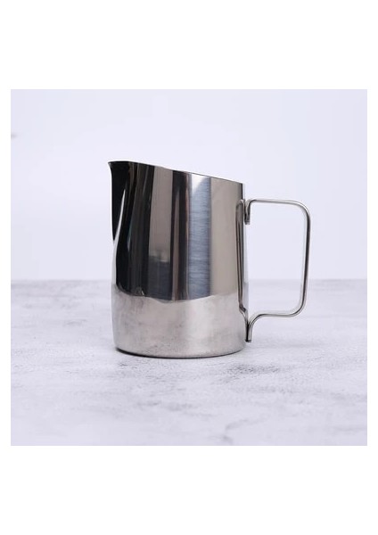 600 ml 450/600 ml Paslanmaz Çelik Kahve Sürahi Süt Köpürtme Fincan Krem Makinesi Barista Zanaat Espresso Latte Sanat Süt Köpüğü Sürahi Araçları (Yurt Dışından)