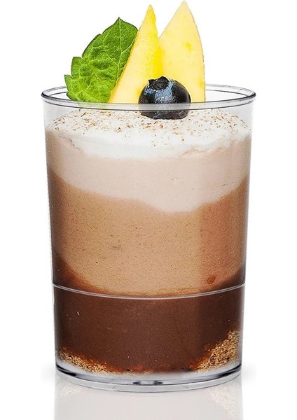E 30 Adet 30 Adet Tek Kullanımlık Tatlı Bardak Plastik Meze Kaseler Shot Bardakları Catering Parti Tiramisu Doğum Günü Düğün Dondurma Fincan (Yurt Dışından) modelleri